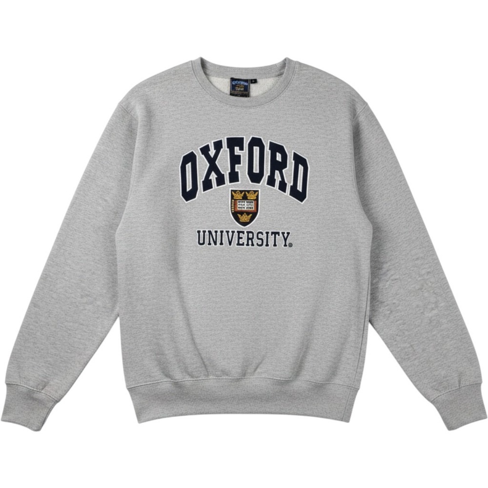 Oxford University Official Merchandise Gray Crewneck Sweatshirt Large Collegiate